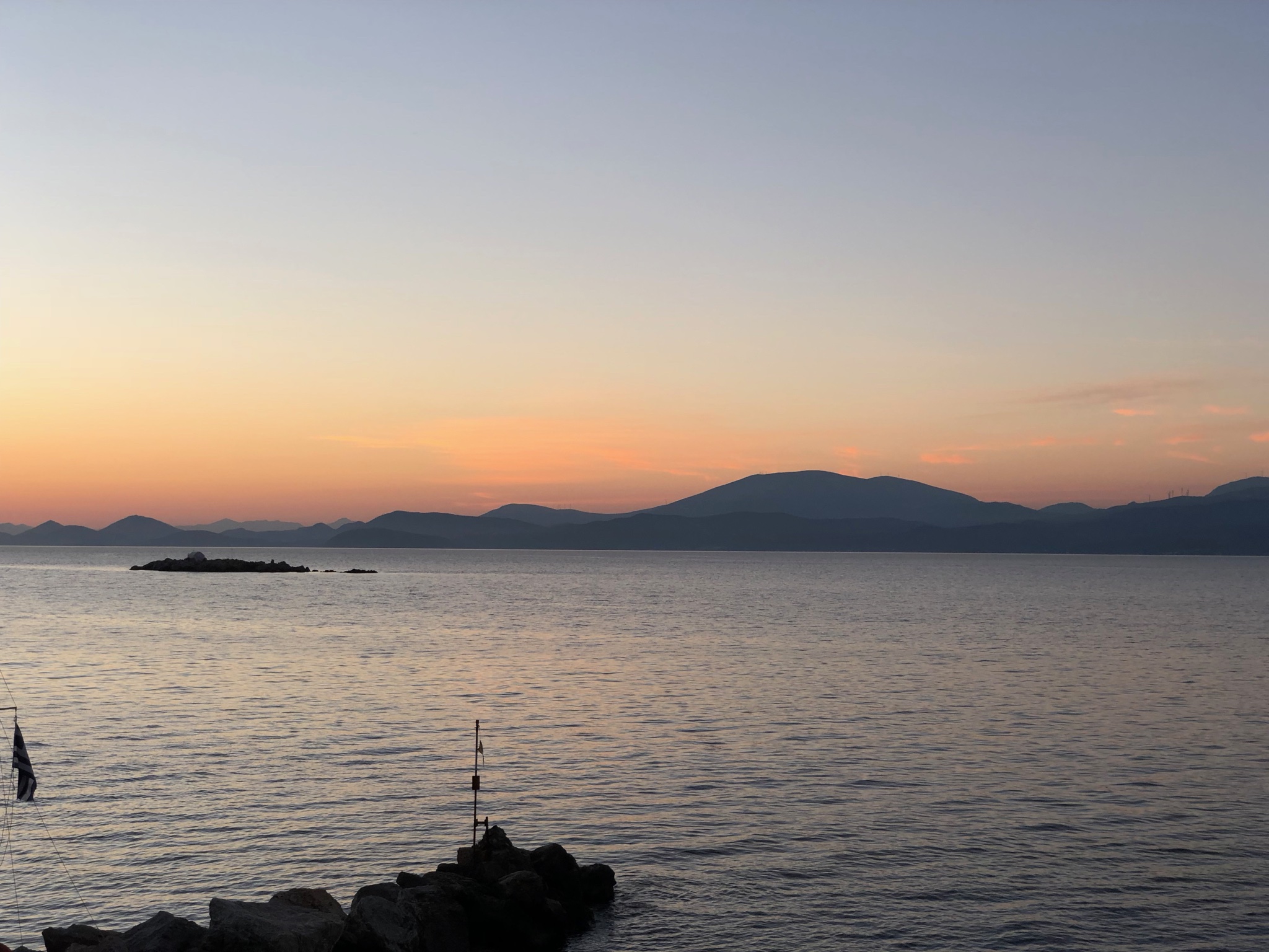 …and the setting sun. As if to punctuate the beauty of the day, Venus made an appearance in the fading sky.